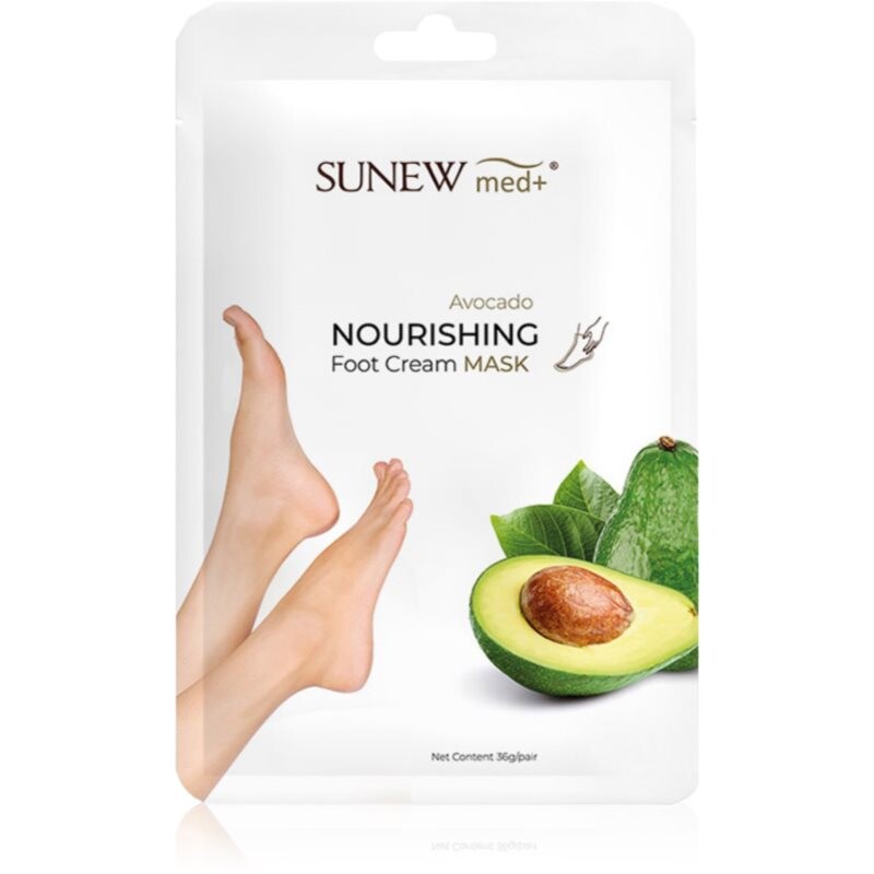 SUNEWMED+ Moisturising Foot Mask with Avocado Oil moisturising foot mask with avocado oil 1 pair
