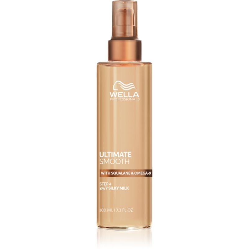 Wella Professionals Ultimate Smooth Silky Milk leave-in treatment for hair with thermal protection 100 ml