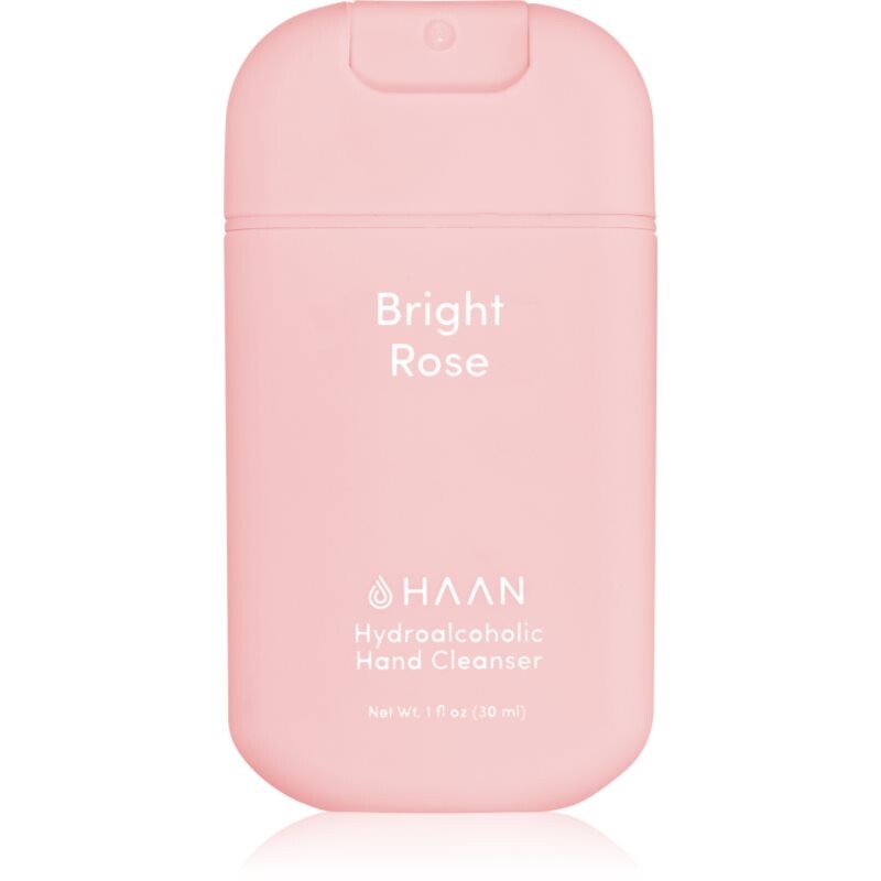 HAAN Hand Cleanser Bright Rose hand cleansing spray with antibacterial ingredients 30 ml
