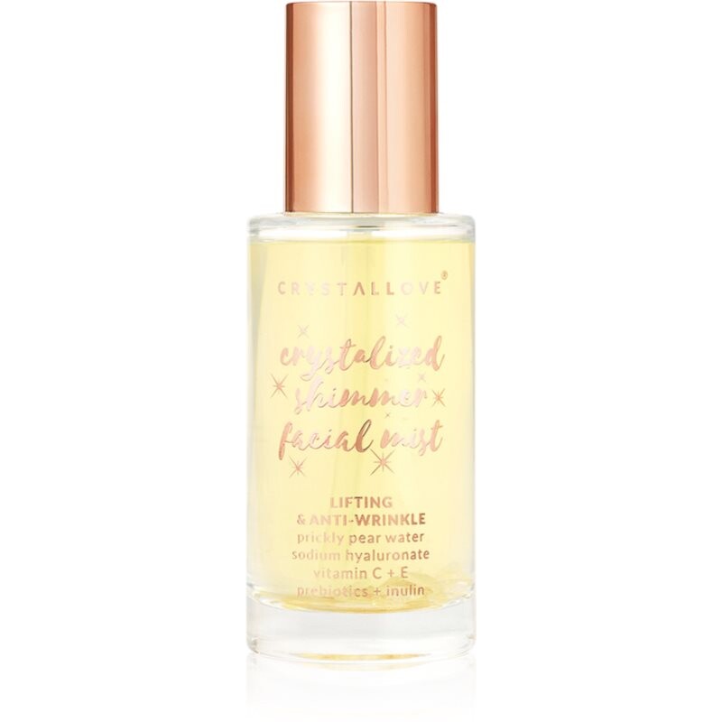 Crystallove Clear Quartz Shimmer Facial Mist face mist for radiance and hydration 100 ml