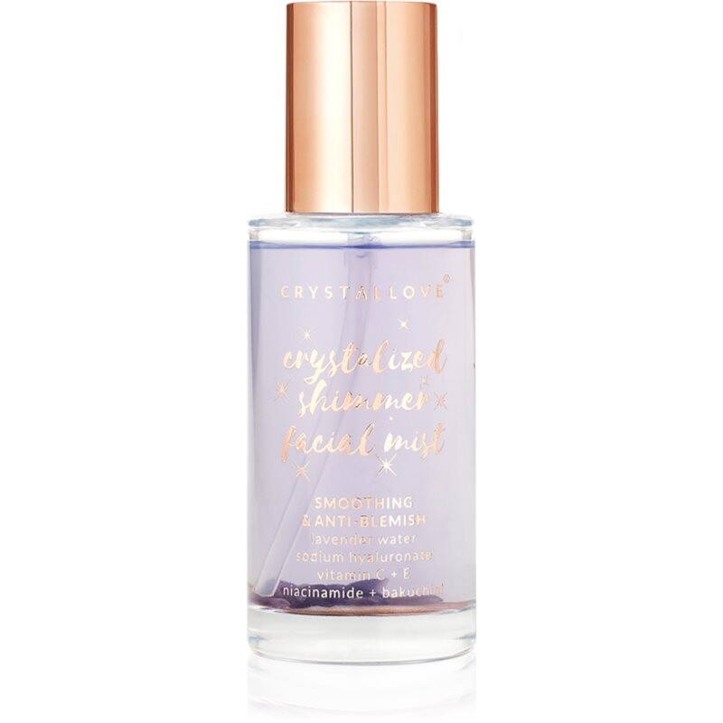 Crystallove Amethyst Shimmer Facial Mist face mist with soothing effect 100 ml