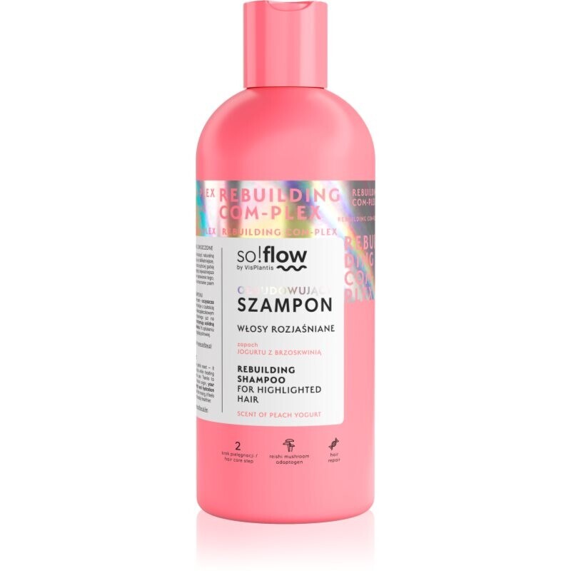so!flow Rebuilding Com-Plex Shampoo For Highlighted Hair regenerating shampoo for bleached hair 300 ml