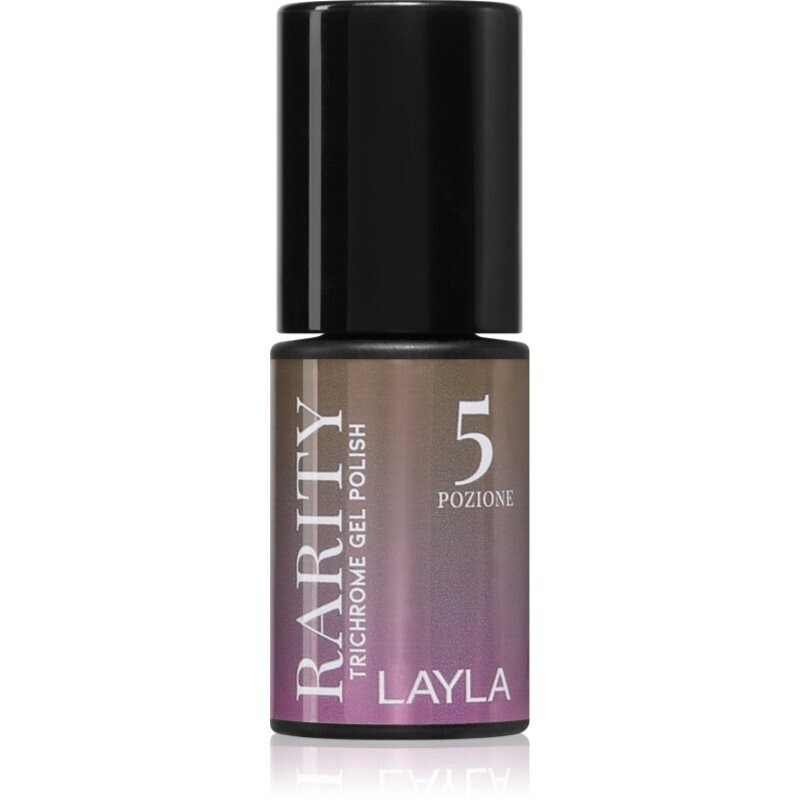 Layla Cosmetics Rarity gel nail polish for UV/LED hardening shade n.5 5 ml