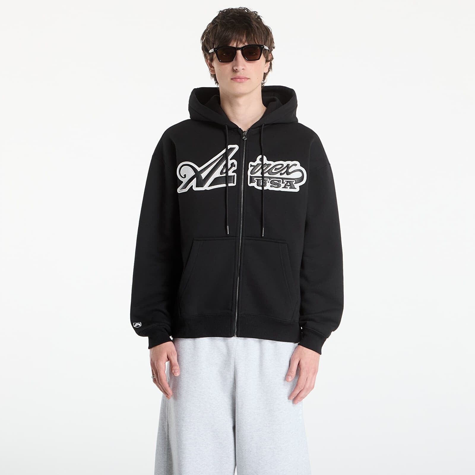 Sweatshirt Avirex Script Hoodie Black XL