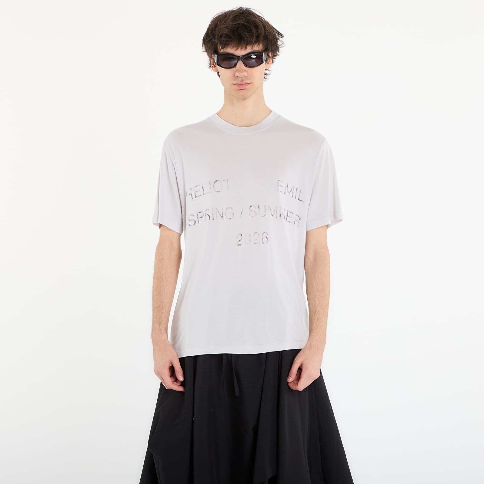 T-shirt HELIOT EMIL Overo Ss T-Shirt Light Grey 46