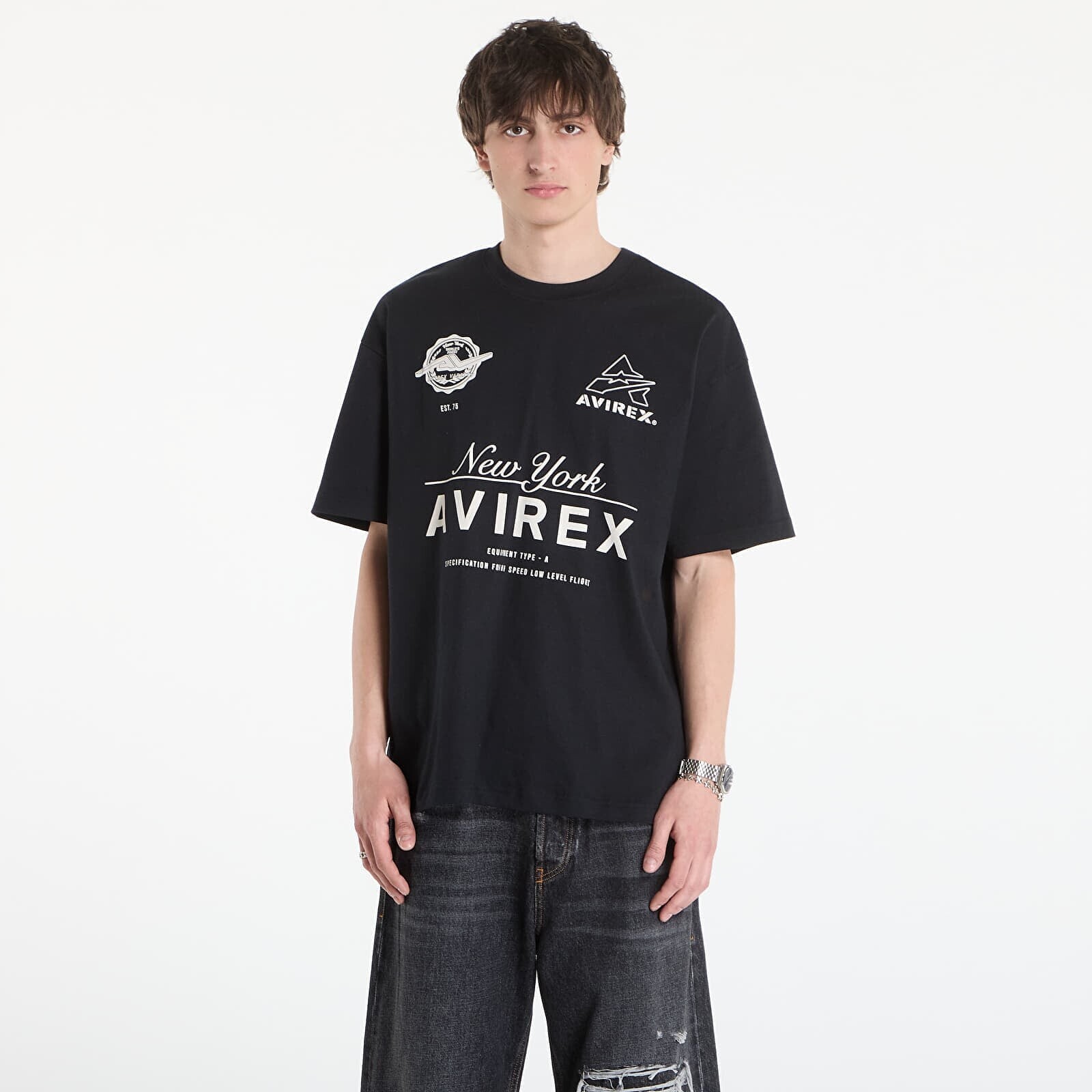 T-shirt Avirex Team Avirex Tee Black S