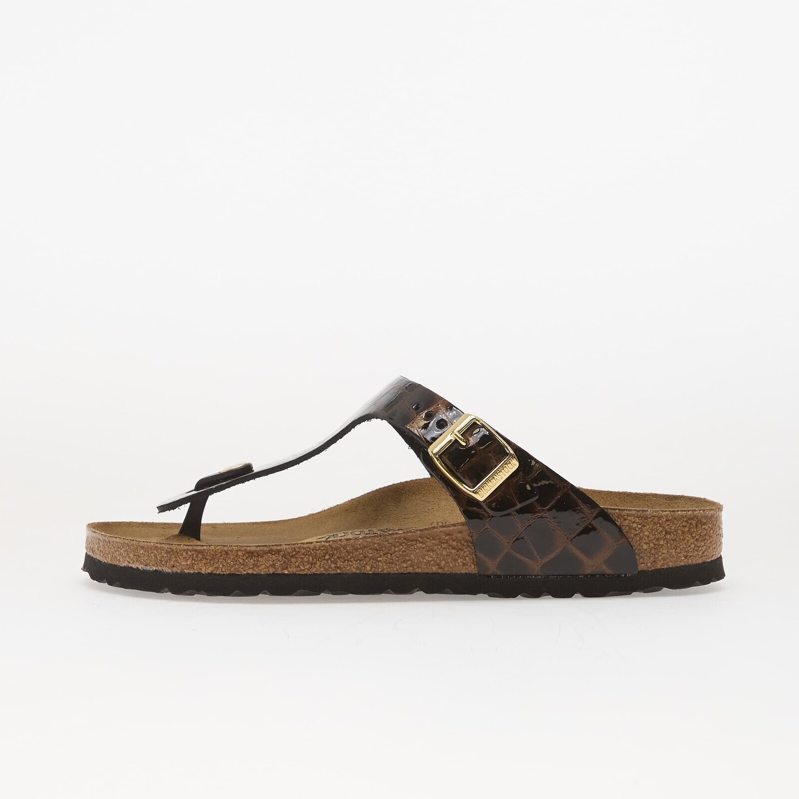 Sneakers Birkenstock Gizeh LEN Emboss Leather Black UK 5