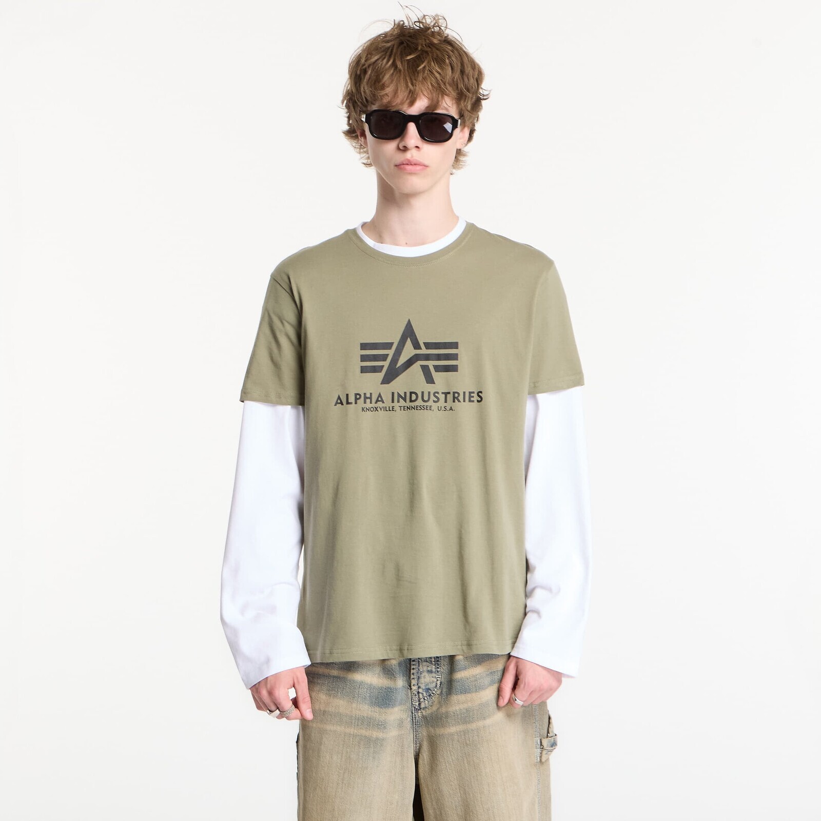 T-shirt Alpha Industries Basic Tee Green XL