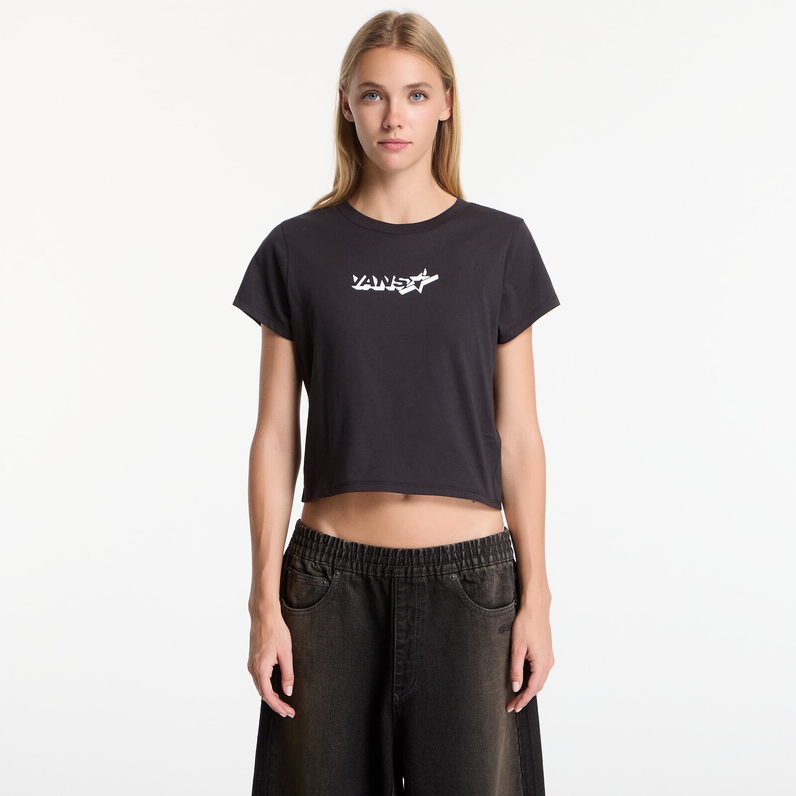 T-shirt Vans Antares Ss Baby Tee Black XS