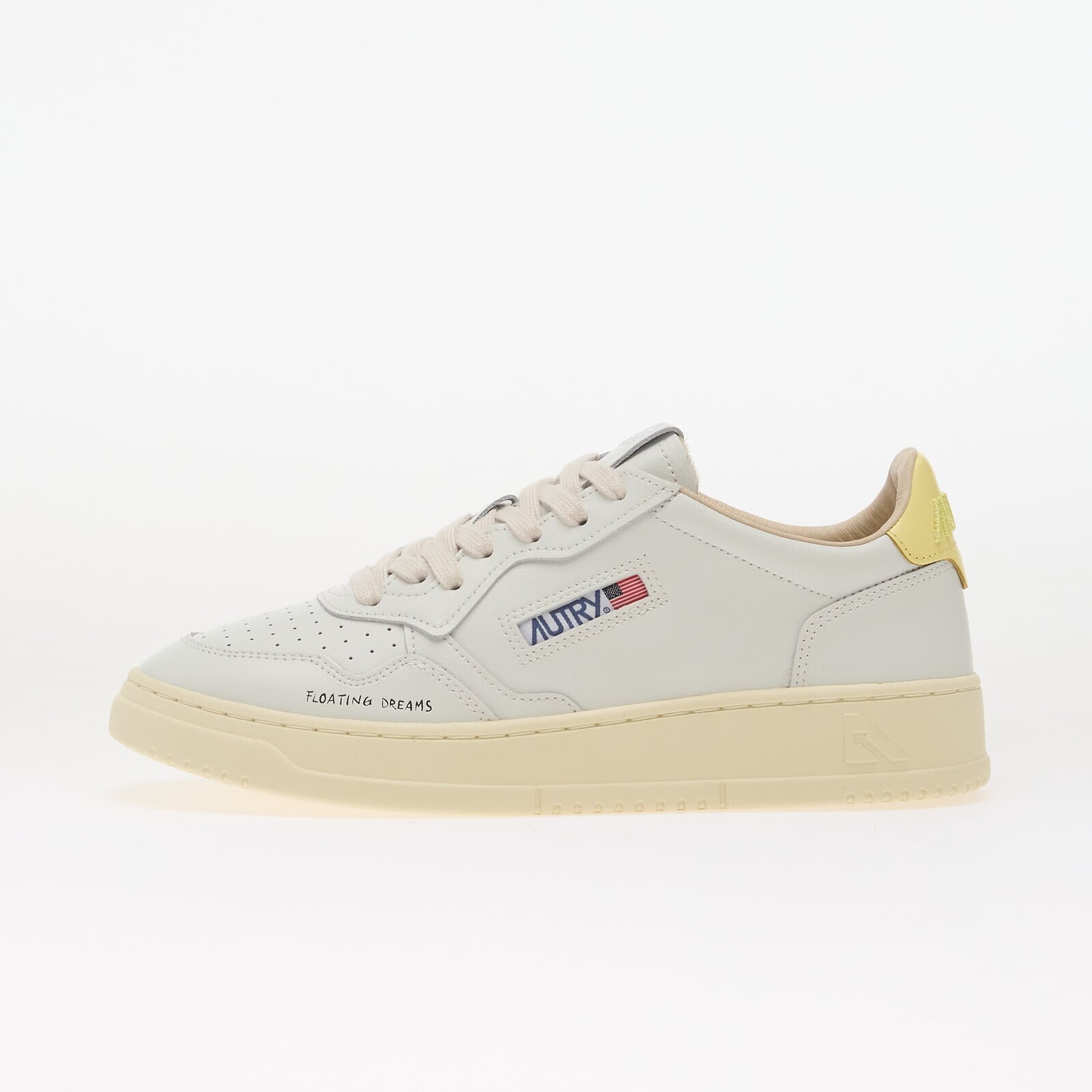 Sneakers Autry Medalist Low Man White/ Lemon UK 6