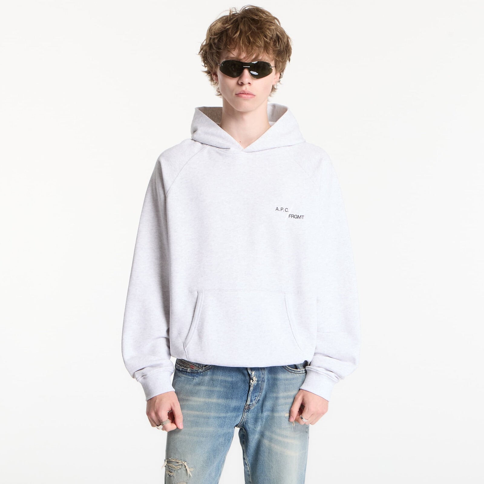 Sweatshirt A.P.C. Hoodie Duck Gray XXL