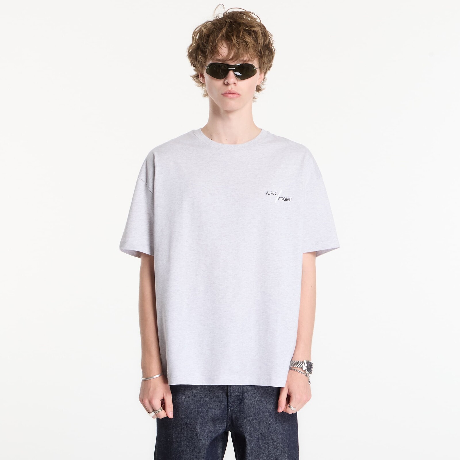 T-shirt A.P.C. T-Shirt Renoncement Gray XL