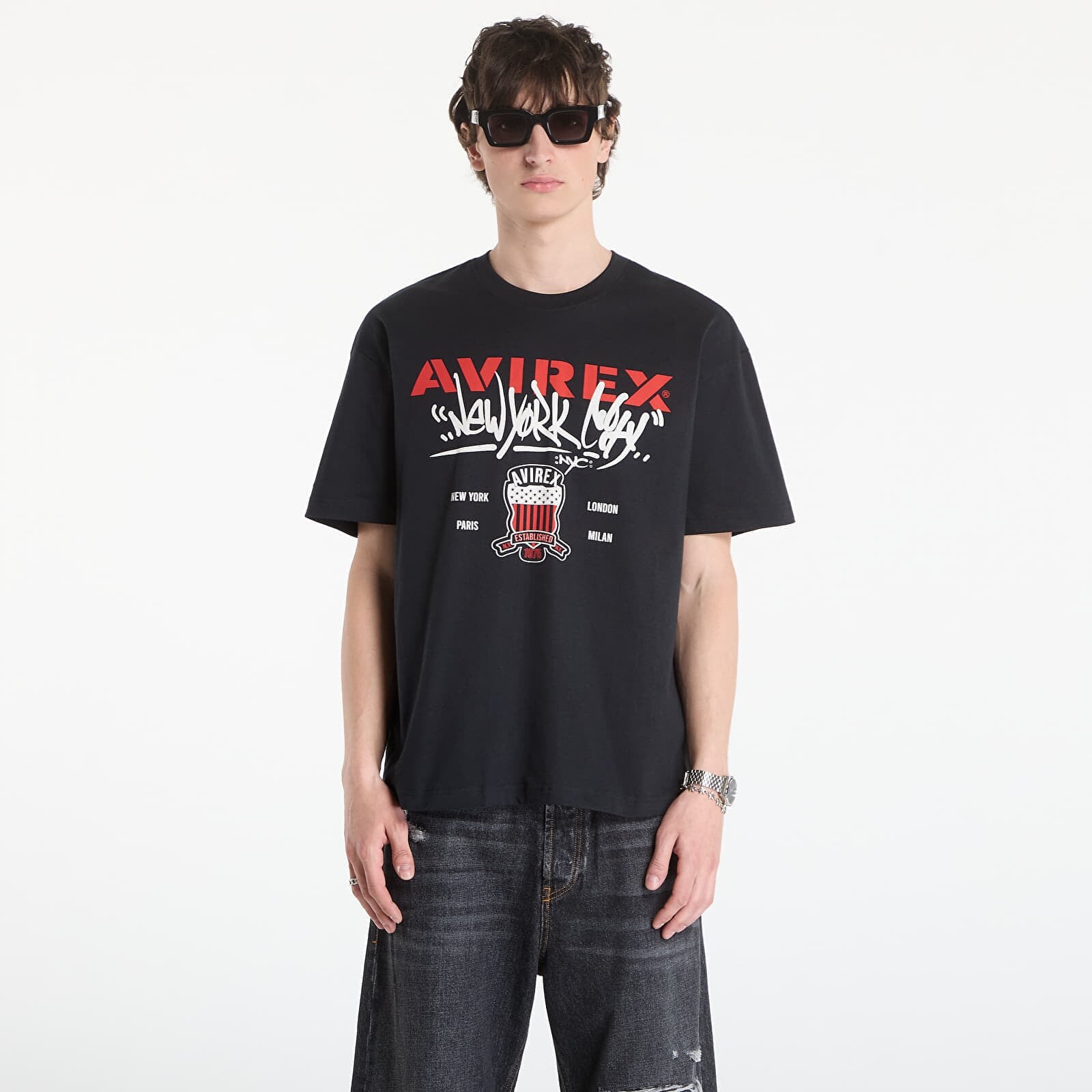 T-shirt Avirex New York City Tee Black XL