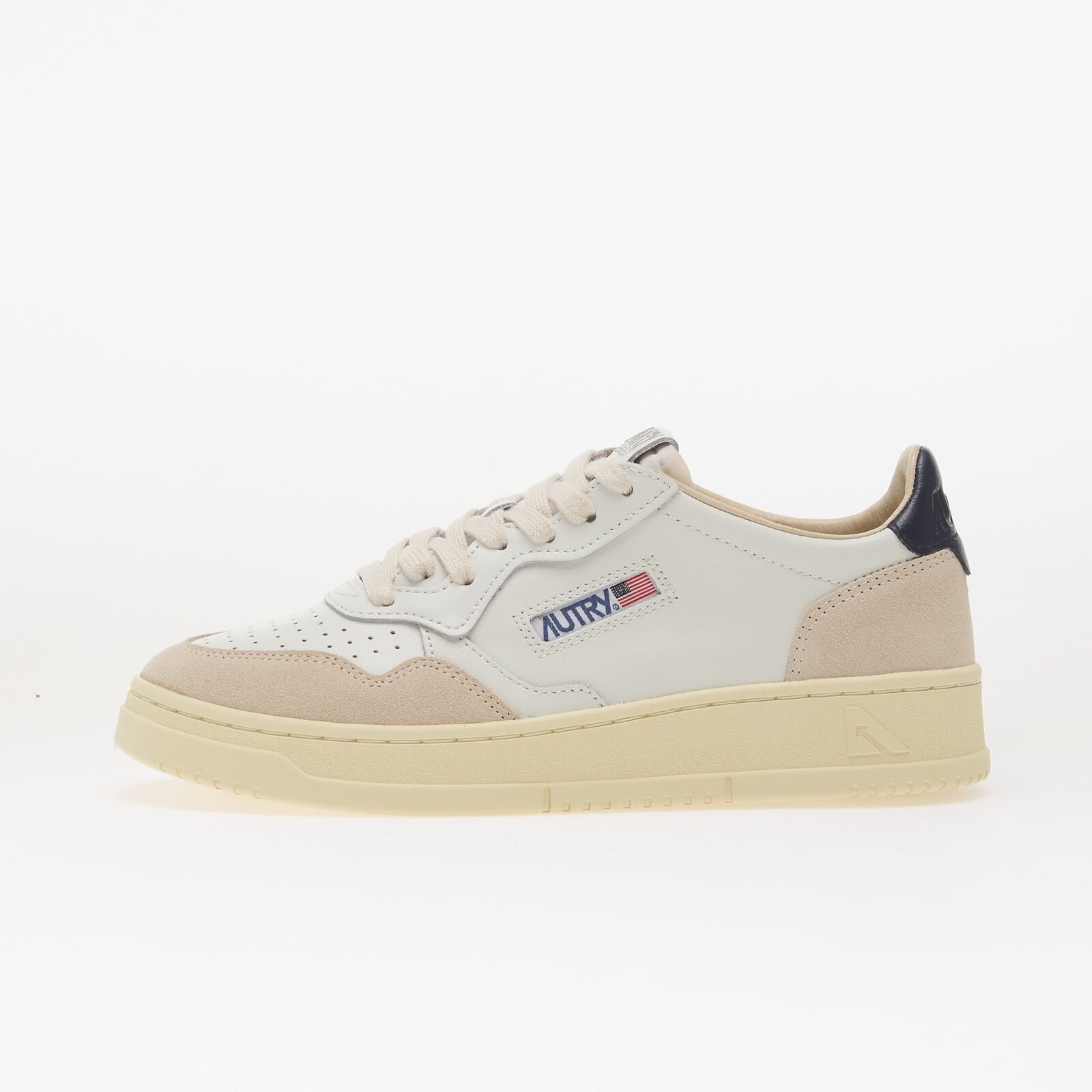 Sneakers Autry Medalist Low Man White/ Blue Leather UK 5