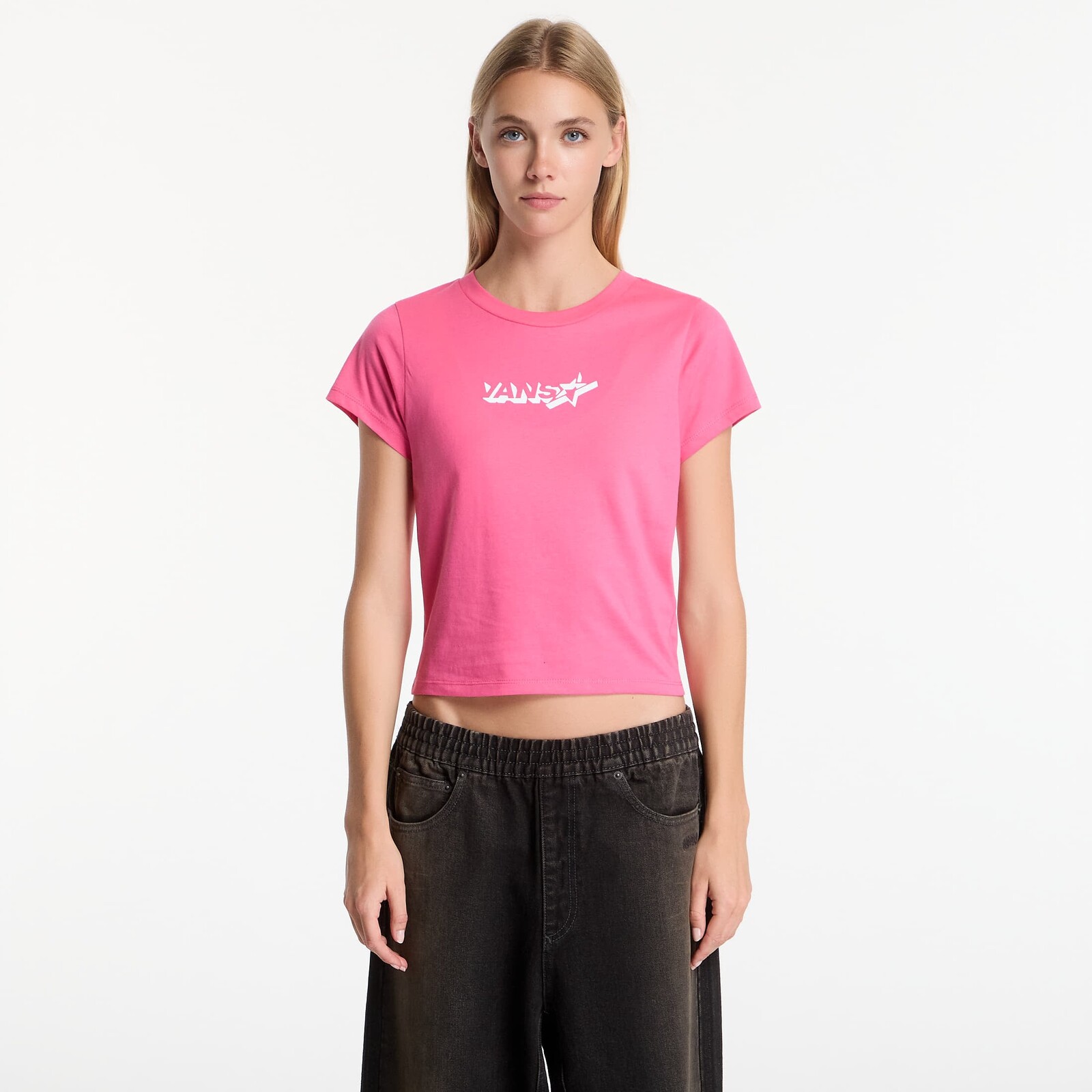 T-shirt Vans Antares Ss Baby Tee Pink Velvet M
