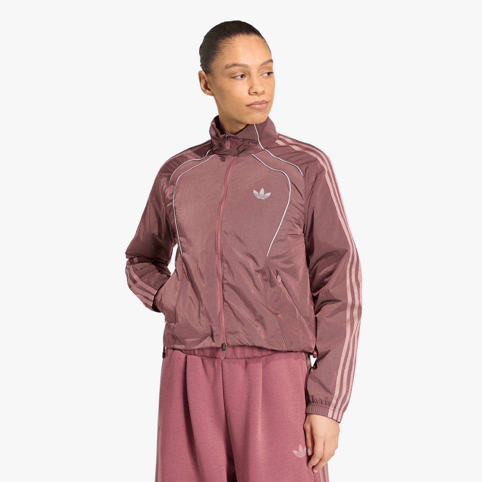 Jacket adidas Teamgeist Tracktop Quiet Crimson/ Reflective Silver/ Wonder Oxide M