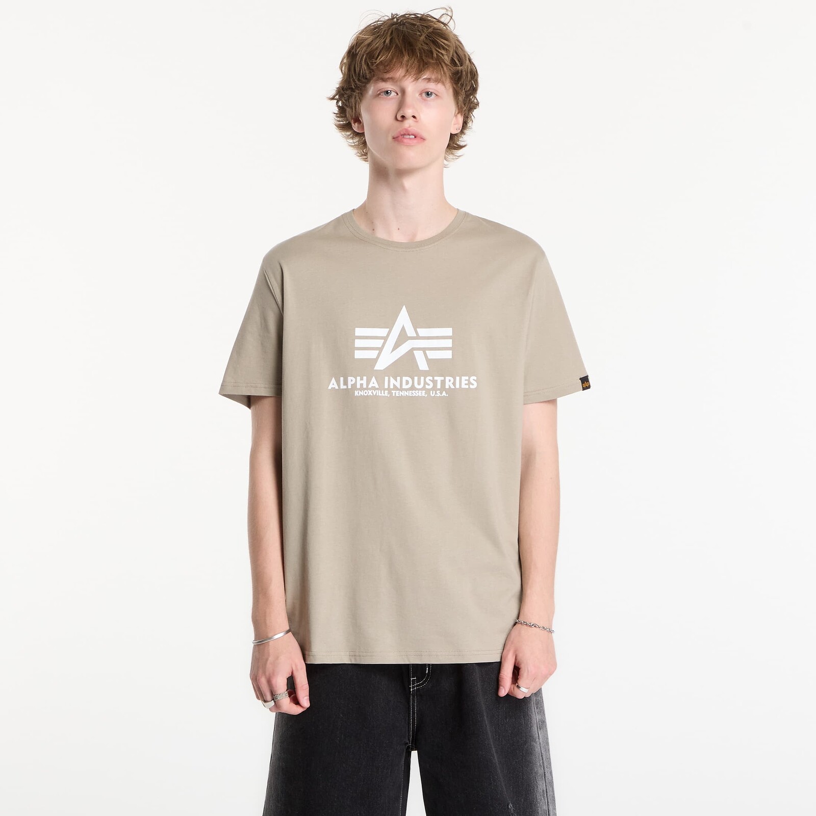 T-shirt Alpha Industries Basic T-Shirt Vintage Sand XXL