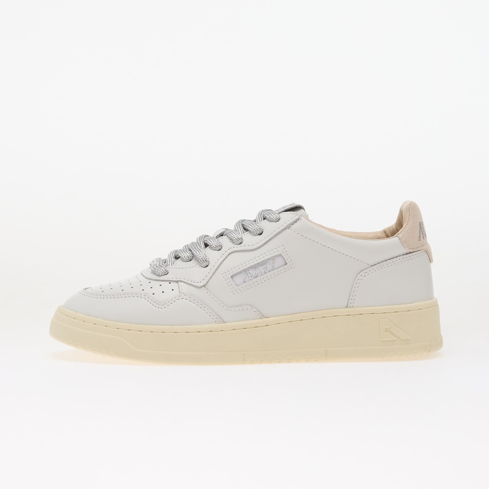 Sneakers Autry Medalist Low Wom White/ Silver UK 5