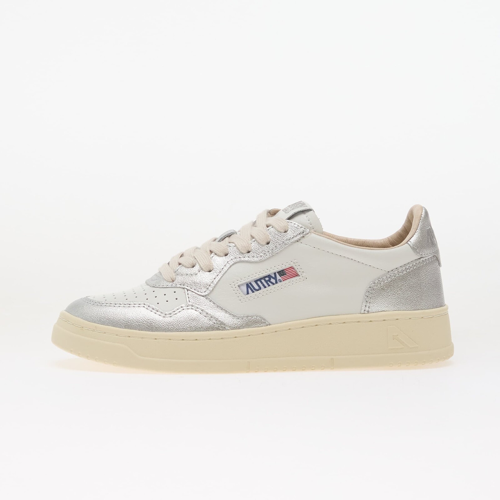 Sneakers Autry Medalist Low Wom Silver/ White UK 4