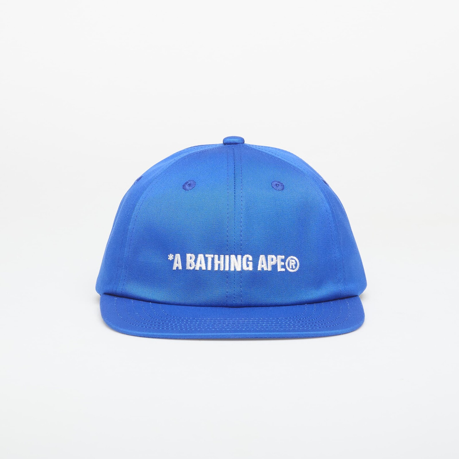 A BATHING APE Logo Panel Cap Blue UNISEX Universal