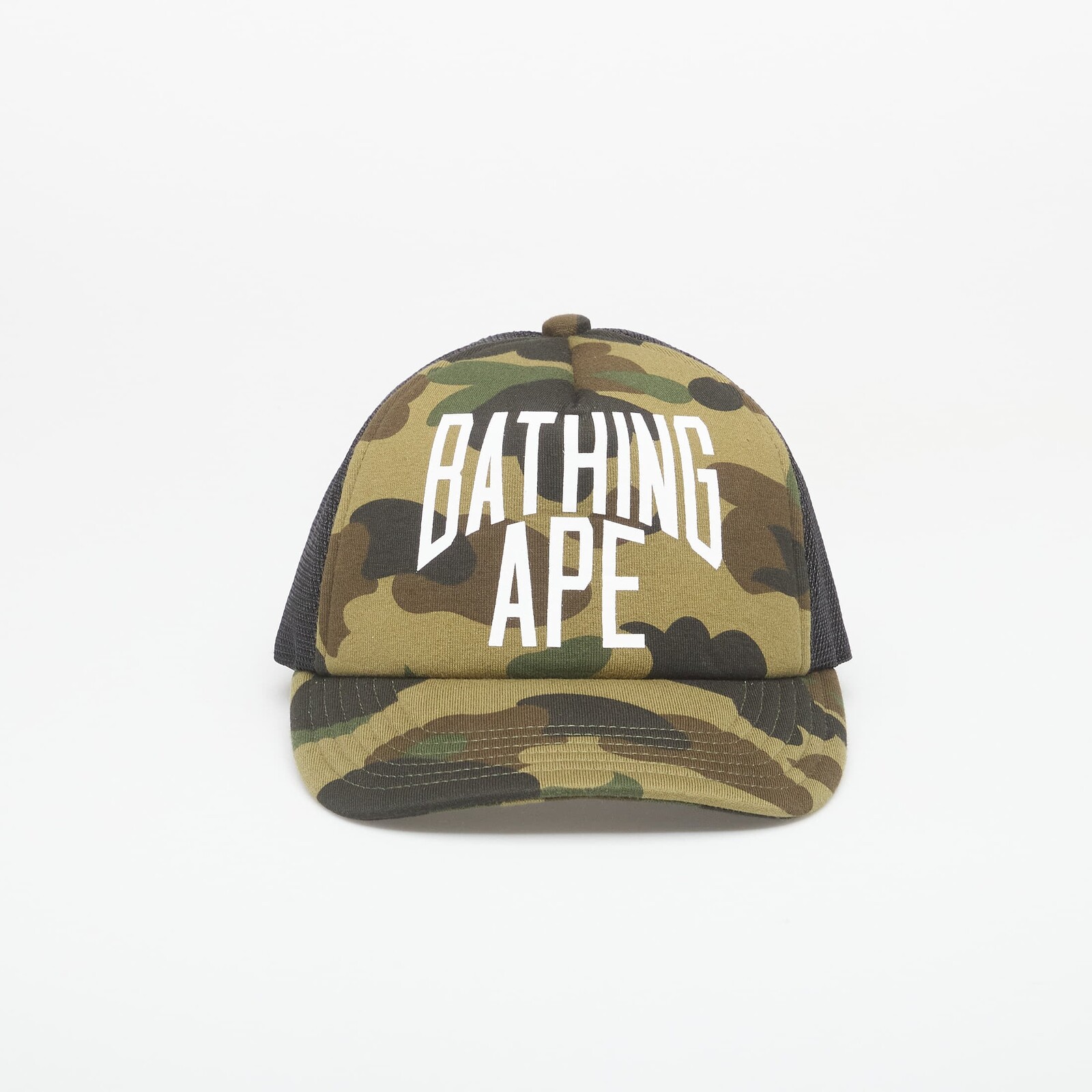 A BATHING APE 1st Camo Nyc Logo Mesh Cap Green UNISEX Universal