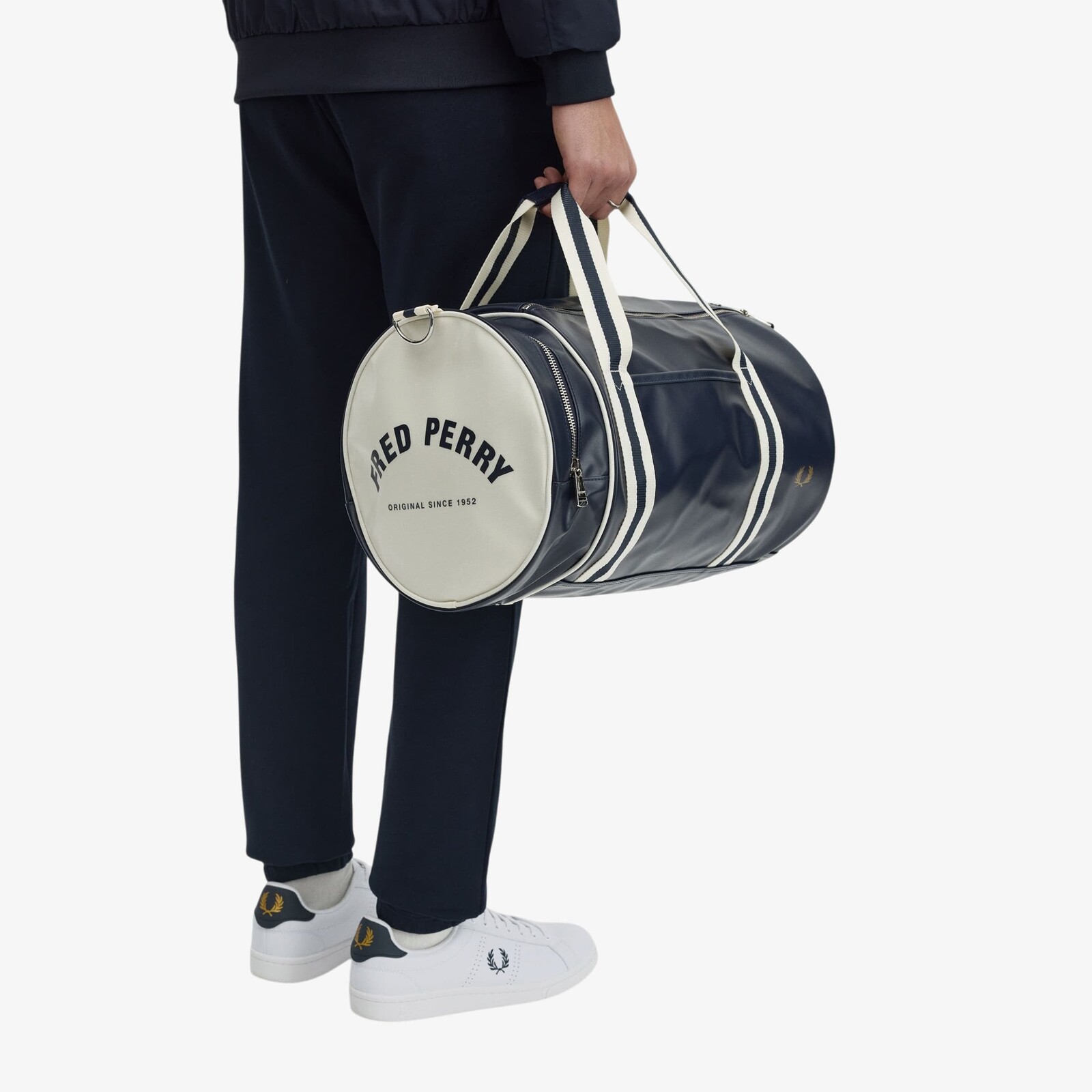 Bag Fred Perry Classic Barrel Bag Navy/ Ecru Universal