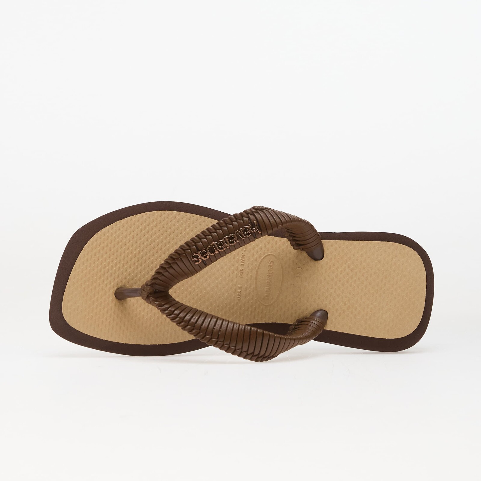 Sneakers Havaianas Top Square Brown/ Golden UK 35/36