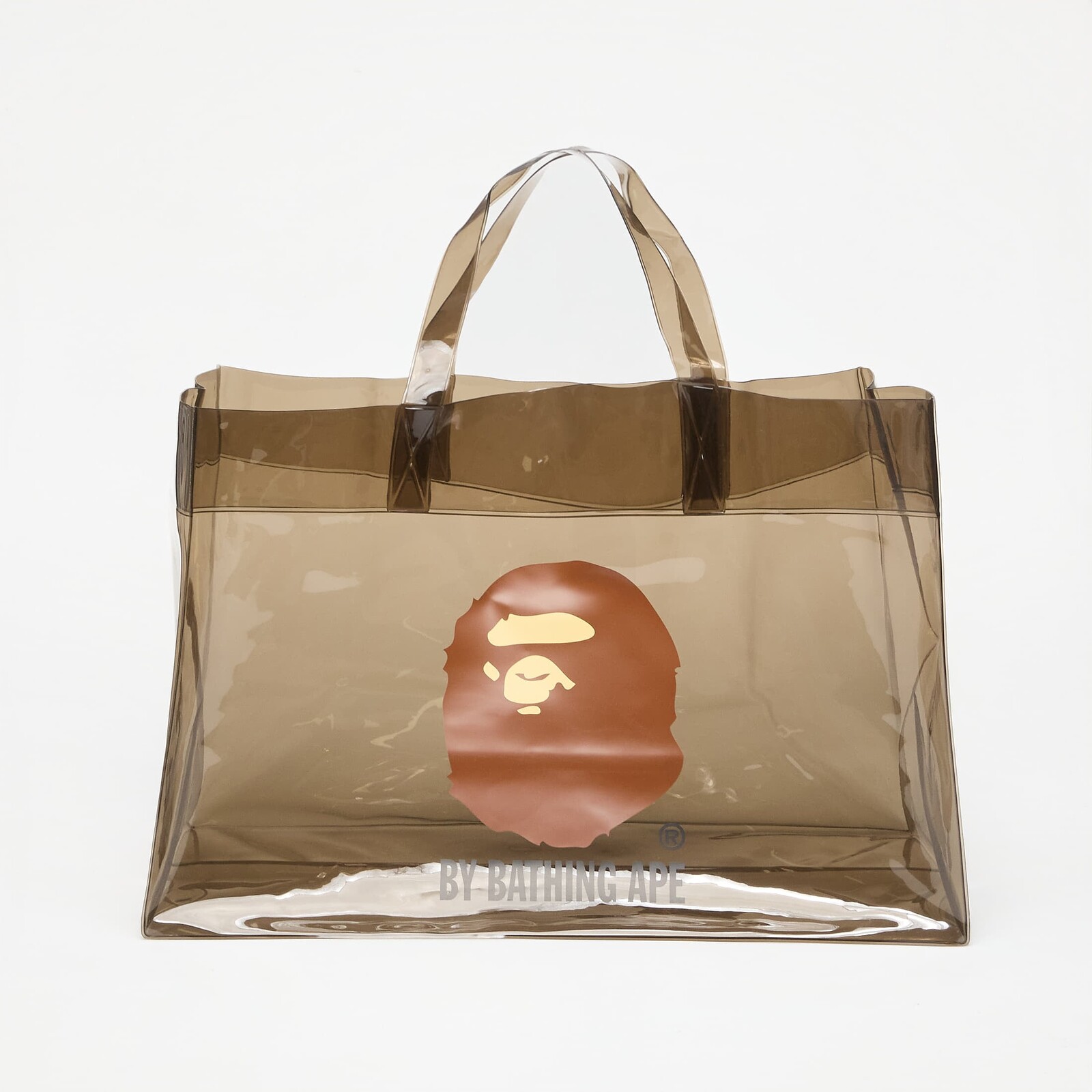 Bag A BATHING APE Ape Head Clear Bag Black Universal