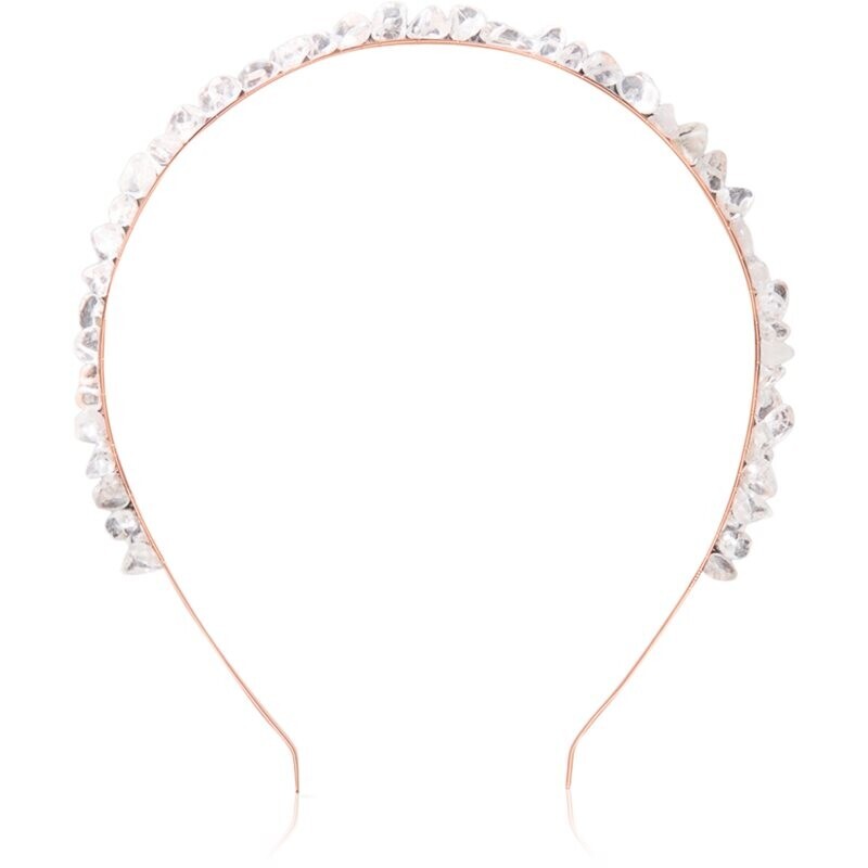 Crystallove Clear Quartz Hairband headband 1 pc