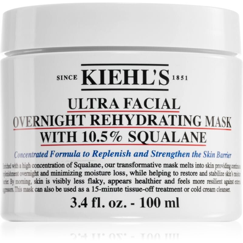 Kiehl's Ultra Facial Overnight Rehydrating Mask night mask for skin renewal 100 ml
