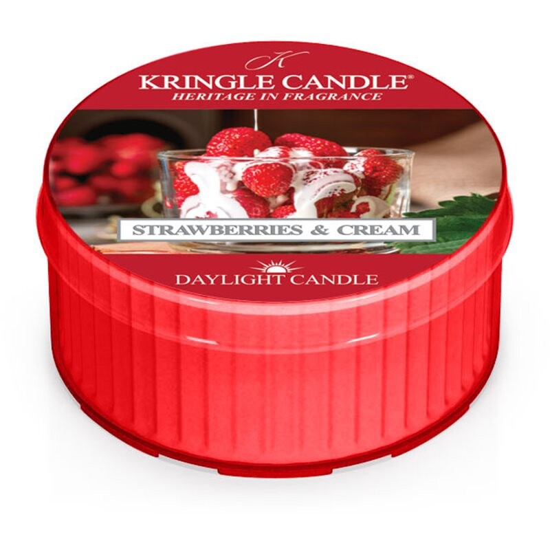 Kringle Candle Strawberries & Cream tealight candle 42 g