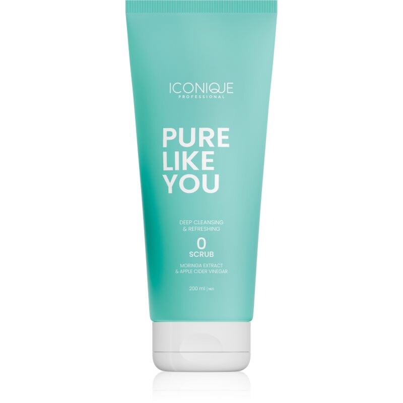 ICONIQUE Professional PURE LIKE YOU Deep Cleansing & Refreshing Scrub cleansing scrub for oily scalp 200 ml