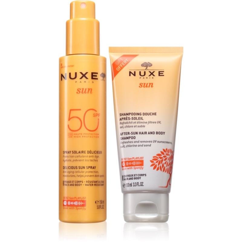 Nuxe Sun Set set for tanning
