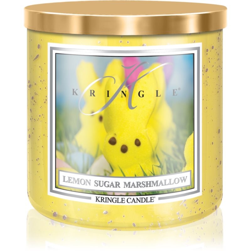 Kringle Candle Lemon Sugar Marshmallow scented candle 467 g