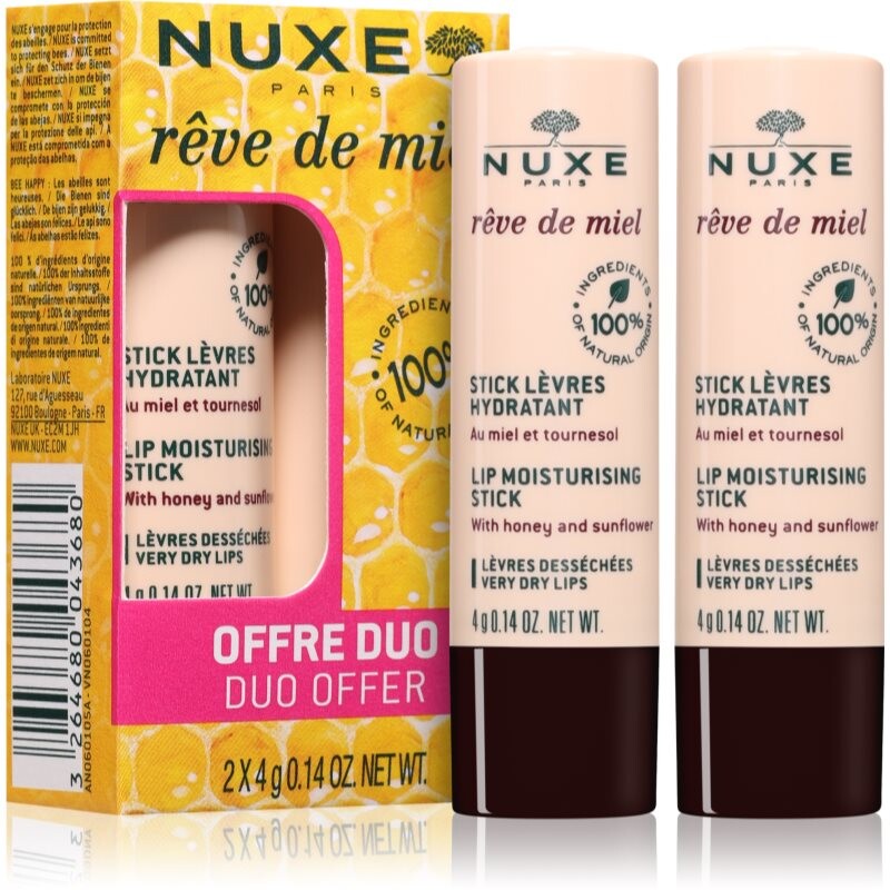 Nuxe Rêve de Miel Duo lip balm economy pack
