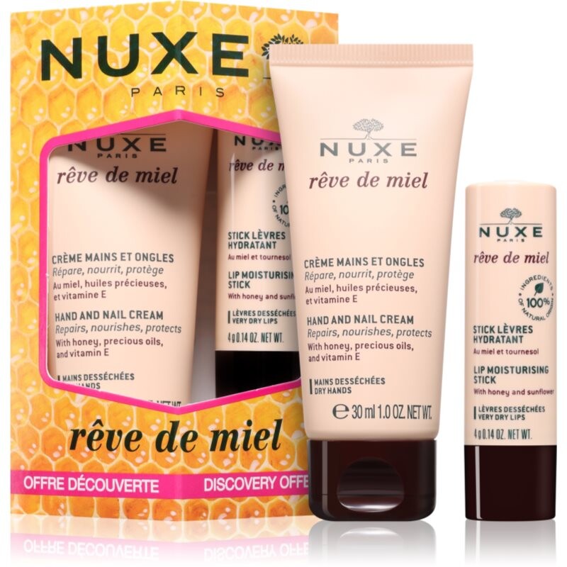 Nuxe Rêve de Miel set with nourishing and moisturising effect