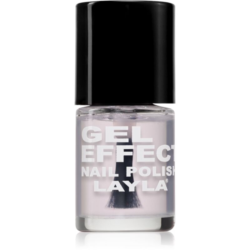 Layla Cosmetics Gel Effect gel nail polish without UV/LED sealing shade n. 19 Top Coat 10 ml