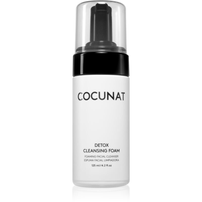 Cocunat Detox Cleansing Foam foam cleanser for combination to oily skin 125 ml