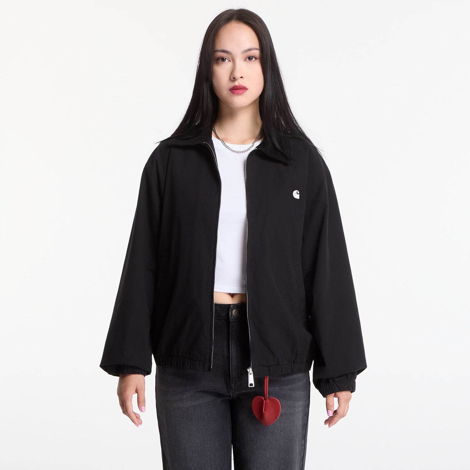 Jacket Carhartt WIP Madison Ripstop Jacket UNISEX Black/ Wax Garment Dyed M