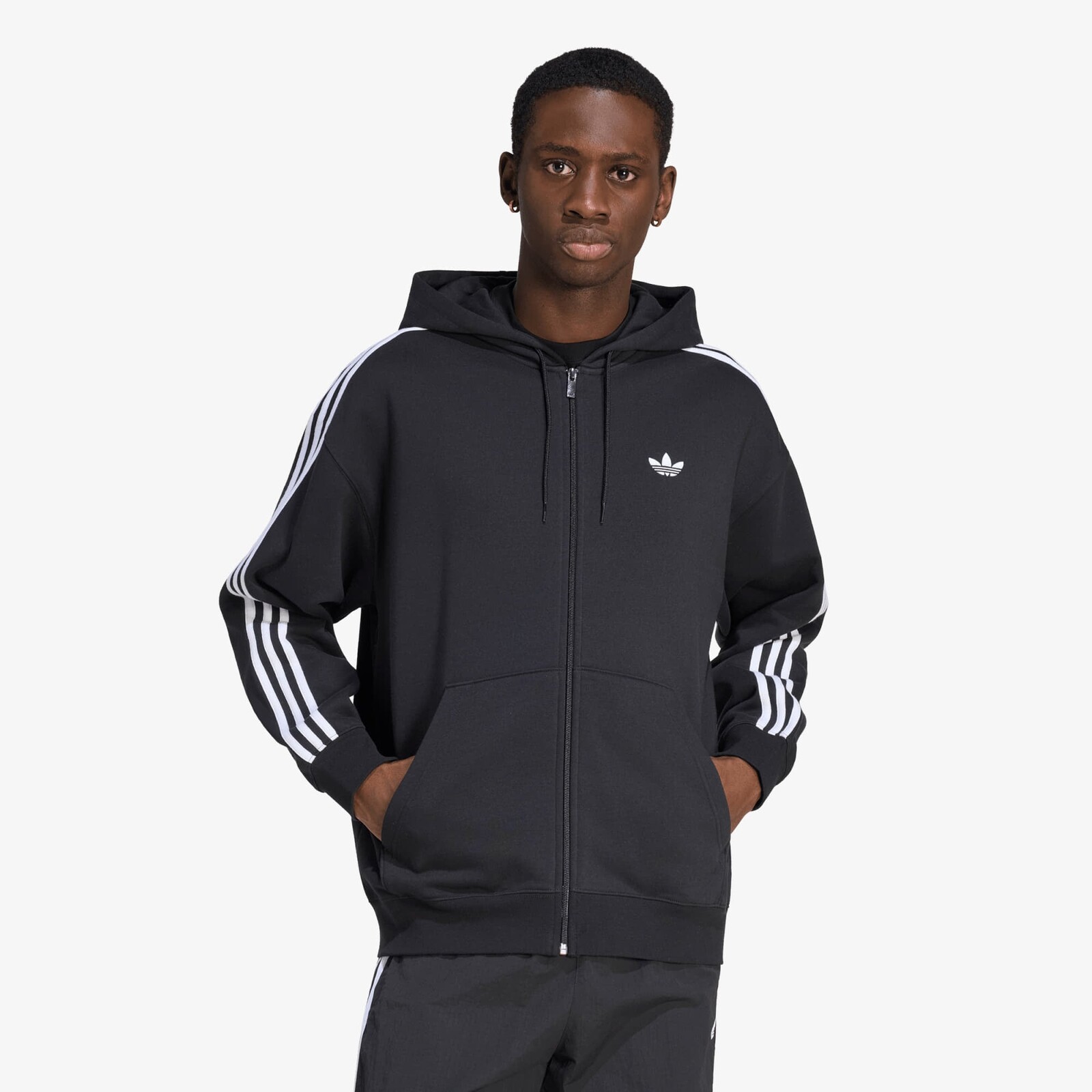 Sweatshirt adidas Adicolor Oversize Full-Zip Hoodie Black L
