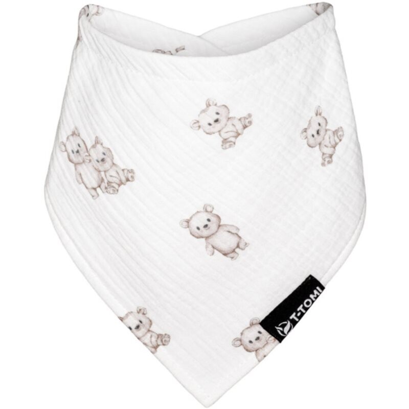 T-TOMI Muslin Bib Teddy baby bib 30 x 45 cm 1 pc