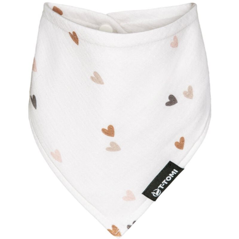 T-TOMI Muslin Bib Love baby bib 30 x 45 cm 1 pc