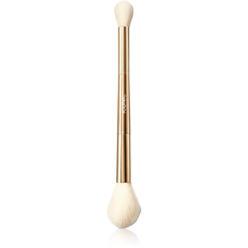 ICONIC London Highlight & Blush Brush double-ended brush for blusher and contouring 1 pc
