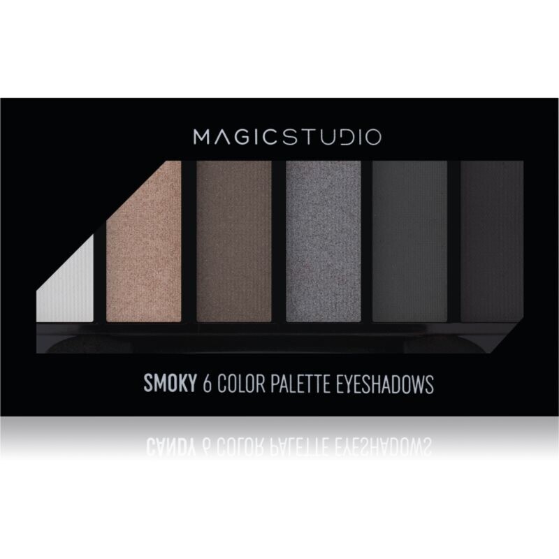 Magic studio 6 Color Palette Eyeshadows eyeshadow palette shade 03 Smoky 6.3 g