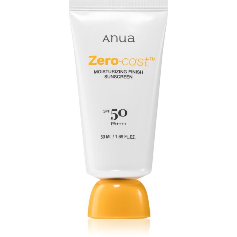 Anua Zero-Cast Moisturizing Finish Sunscreen hydro-protective cream SPF 50 50 ml