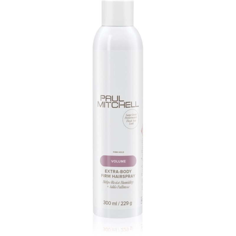 Paul Mitchell Volume Extra-Body Firm Hairspray strong hold hairspray for volume and shine 300 ml