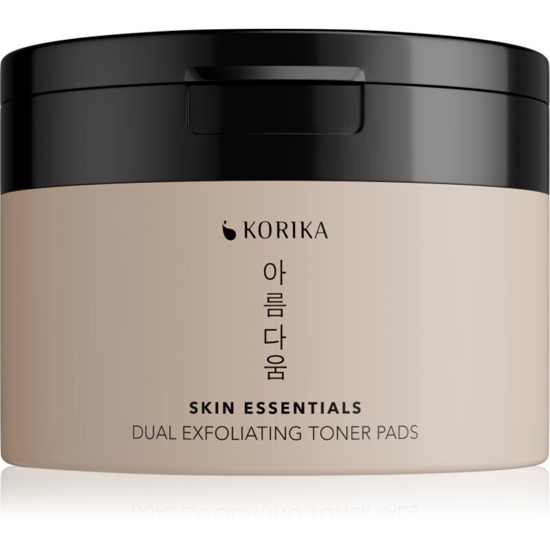 KORIKA Skin Essentials Dual Exfoliating Toner Pads dual-sided exfoliating pads 20 pc