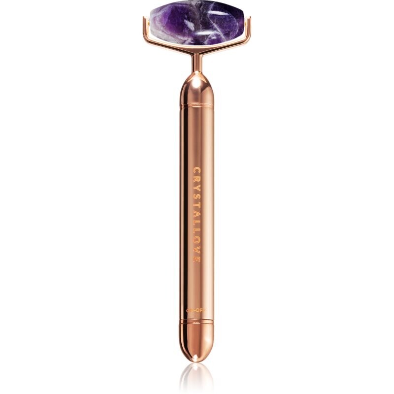 Crystallove Amethyst Vibrating Roller massage roller for the face 1 pc