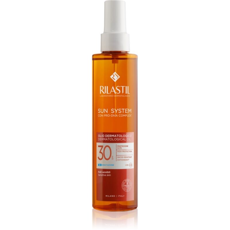 Rilastil Sun System moisturising tanning oil spray SPF 30 200 ml