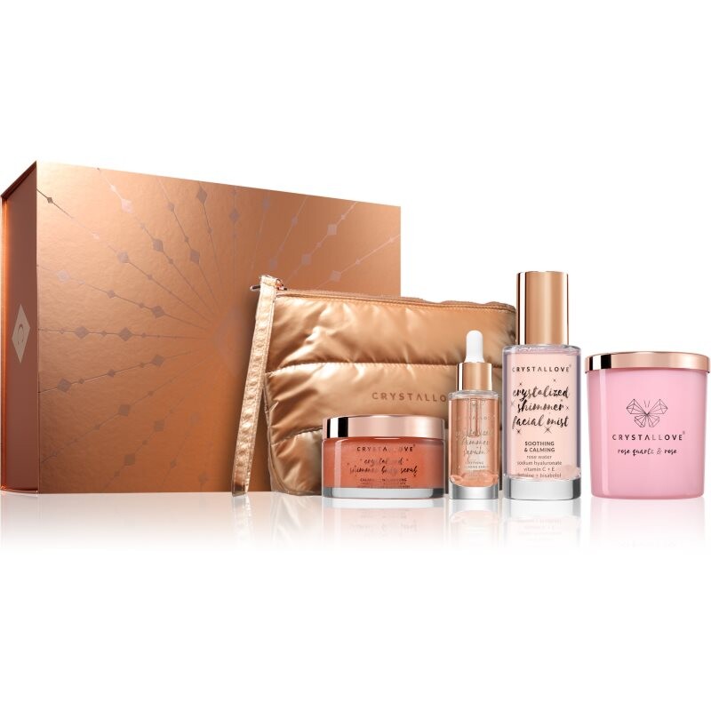 Crystallove The Pink Glow Ritual gift set